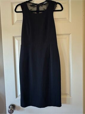 Lulu's Black Sleeveless Mini Sheath Dress